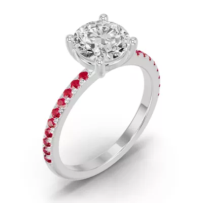 Spectra Ruby Engagement Ring