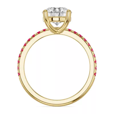 Spectra Ruby Engagement Ring