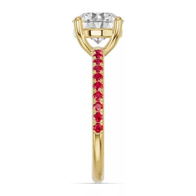 Spectra Ruby Engagement Ring
