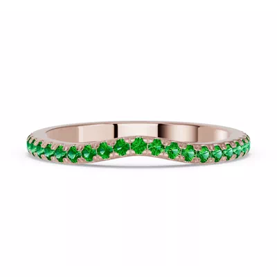 Spectra Tsavorite Contoured Band