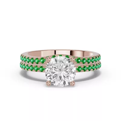 Spectra Tsavorite Contoured Band