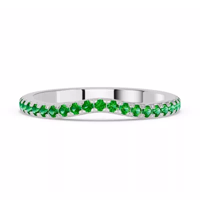 Spectra Tsavorite Contoured Band