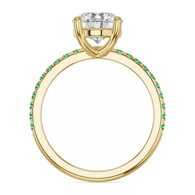 Spectra Tsavorite Engagement Ring