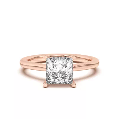 Sonja Diamond Bridge Hidden Halo Engagement Ring