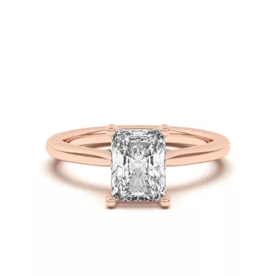 Sonja Diamond Bridge Hidden Halo Engagement Ring