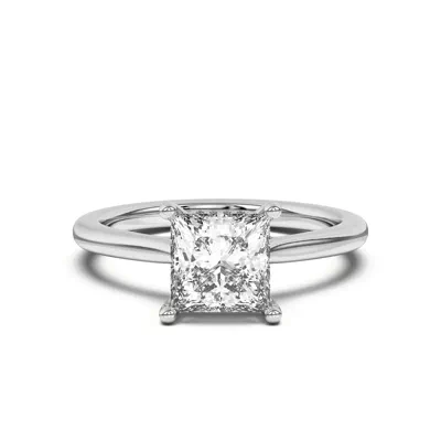 Sonja Diamond Bridge Hidden Halo Engagement Ring