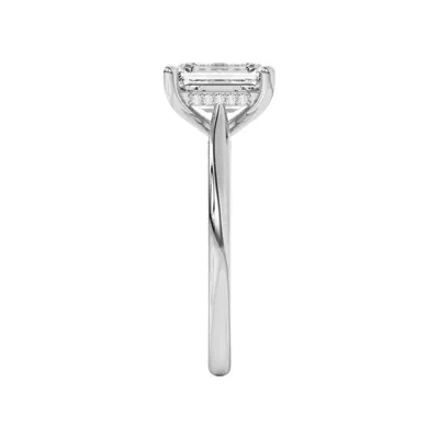 Sonja Diamond Bridge Hidden Halo Engagement Ring