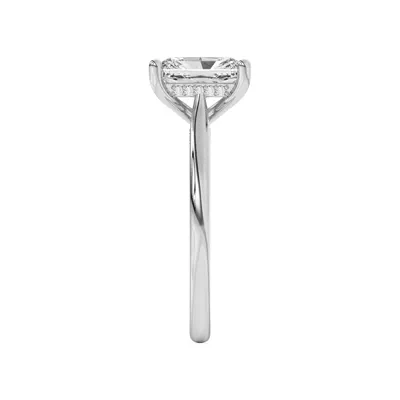 Sonja Diamond Bridge Hidden Halo Engagement Ring