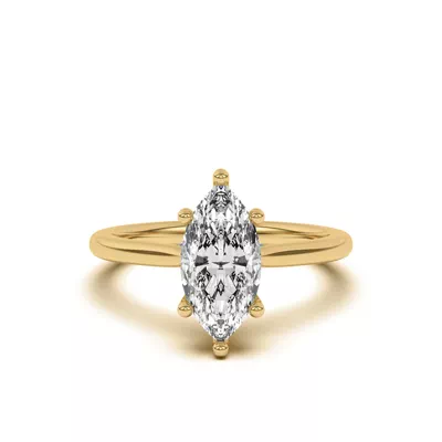 Sonja Diamond Bridge Hidden Halo Engagement Ring