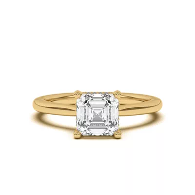 Sonja Diamond Bridge Hidden Halo Engagement Ring