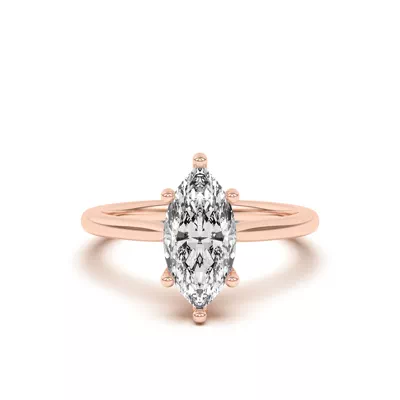 Sonja Diamond Bridge Hidden Halo Engagement Ring