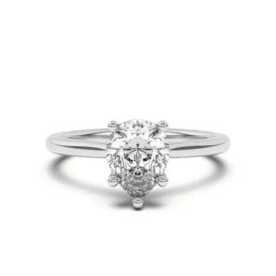 Sonja Diamond Bridge Hidden Halo Engagement Ring