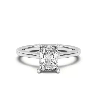 Sonja Diamond Bridge Hidden Halo Engagement Ring