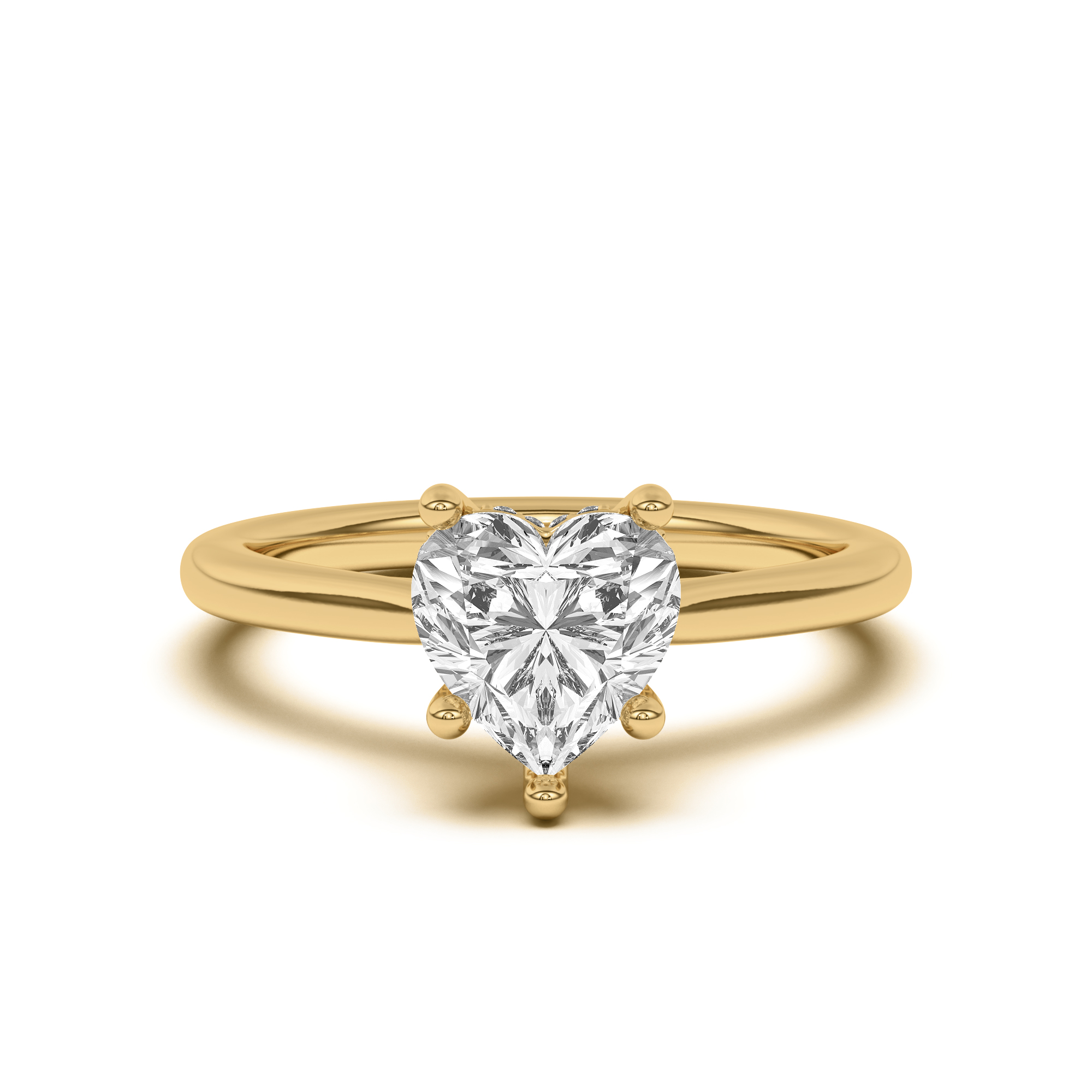 Sonja Diamond Bridge Hidden Halo Engagement Ring