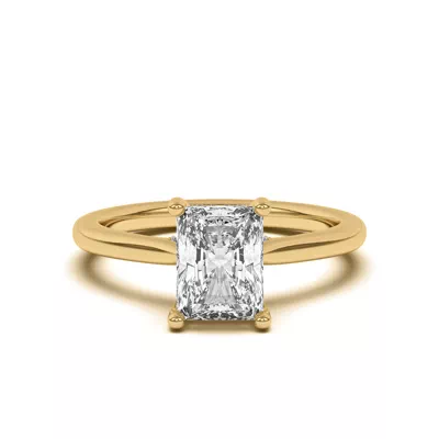 Sonja Diamond Bridge Hidden Halo Engagement Ring