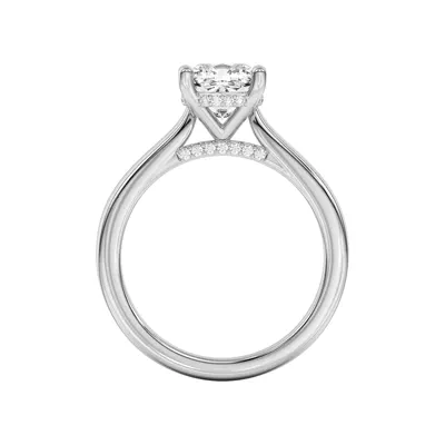 Sonja Diamond Bridge Hidden Halo Engagement Ring