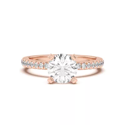 Donna Timeless Pavé Engagement Ring