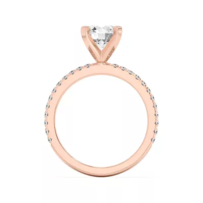 Donna Timeless Pavé Engagement Ring
