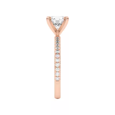 Donna Timeless Pavé Engagement Ring