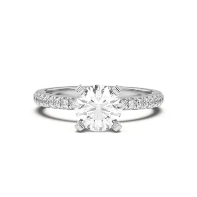 Donna Timeless Pavé Engagement Ring