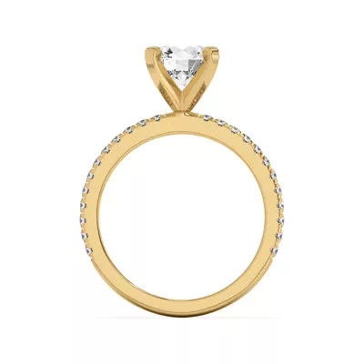 Donna Timeless Pavé Engagement Ring