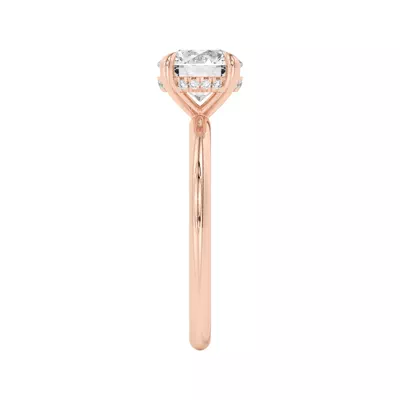 Joelle Hidden Halo Diamond Engagement Ring