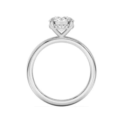 Joelle Hidden Halo Diamond Engagement Ring