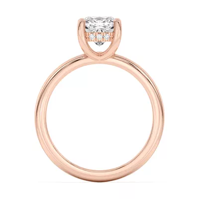 Beverly Timeless Hidden Halo Engagement Ring