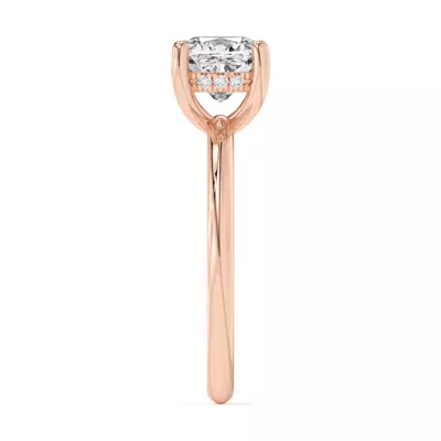 Beverly Timeless Hidden Halo Engagement Ring