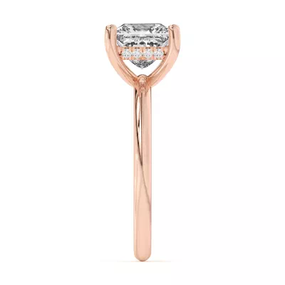 Beverly Timeless Hidden Halo Engagement Ring