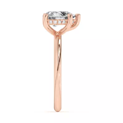 Beverly Timeless Hidden Halo Engagement Ring