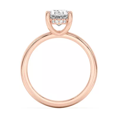 Beverly Timeless Hidden Halo Engagement Ring