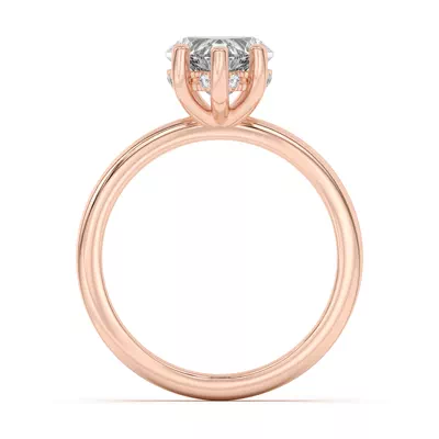 Beverly Timeless Hidden Halo Engagement Ring