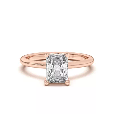 Beverly Timeless Hidden Halo Engagement Ring