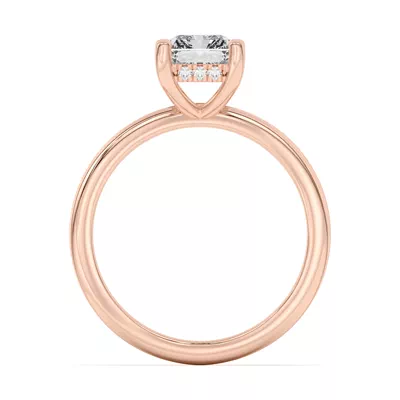 Beverly Timeless Hidden Halo Engagement Ring