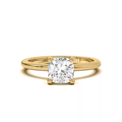 Beverly Timeless Hidden Halo Engagement Ring