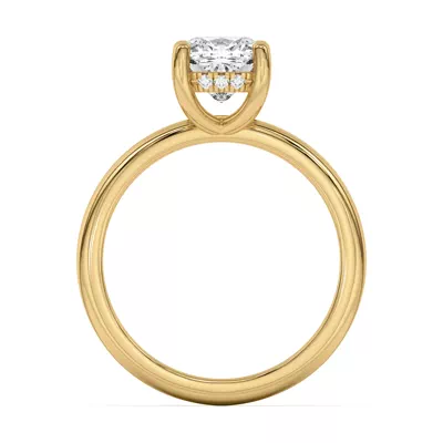 Beverly Timeless Hidden Halo Engagement Ring