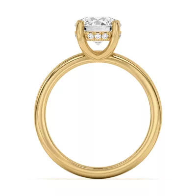 Beverly Timeless Hidden Halo Engagement Ring