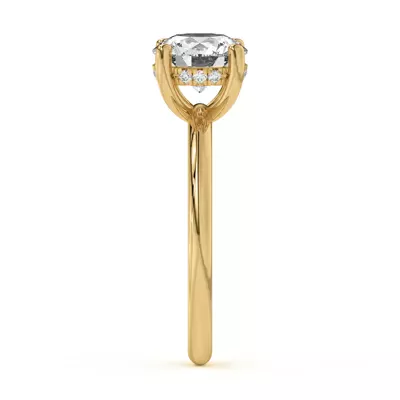 Beverly Timeless Hidden Halo Engagement Ring