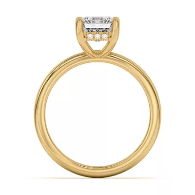 Beverly Timeless Hidden Halo Engagement Ring