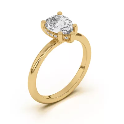 Beverly Timeless Hidden Halo Engagement Ring