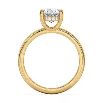 Beverly Timeless Hidden Halo Engagement Ring