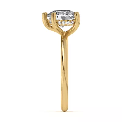 Beverly Timeless Hidden Halo Engagement Ring