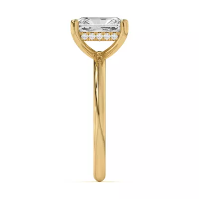 Beverly Timeless Hidden Halo Engagement Ring