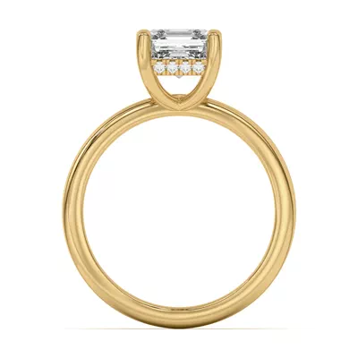 Beverly Timeless Hidden Halo Engagement Ring