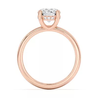 Beverly Timeless Hidden Halo Engagement Ring