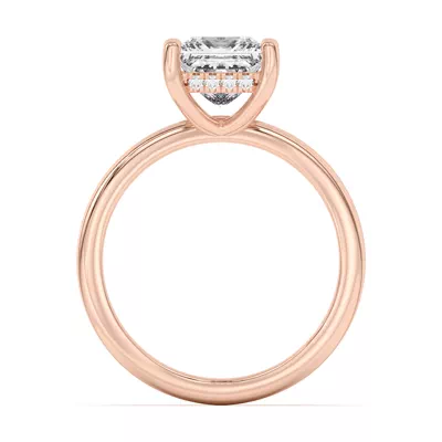Beverly Timeless Hidden Halo Engagement Ring
