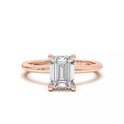 Beverly Timeless Hidden Halo Engagement Ring
