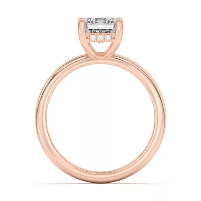 Beverly Timeless Hidden Halo Engagement Ring