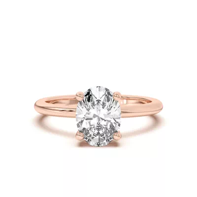 Beverly Timeless Hidden Halo Engagement Ring
